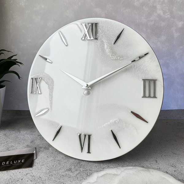 ✨ خرید ساعت دیواری لوکس عروس سفید
