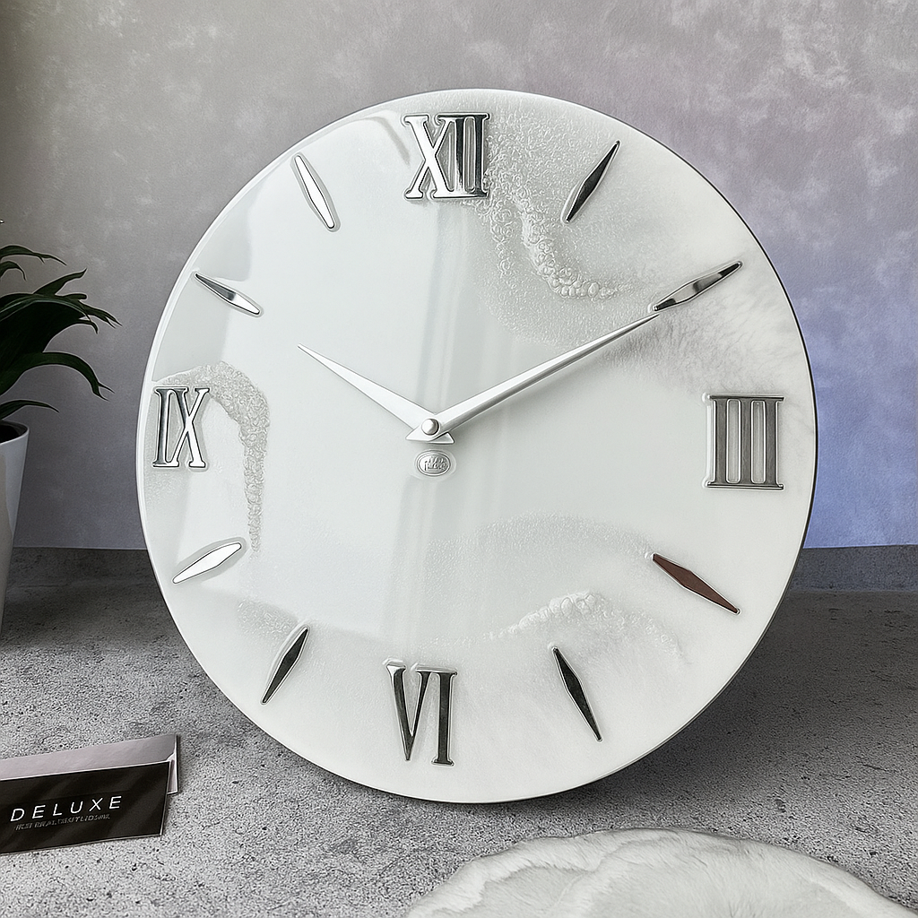 ✨ خرید ساعت دیواری لوکس عروس سفید
